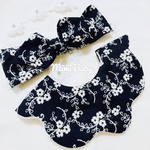 再販！！在庫限り＊エンブロイダリー刺繍＊スタイ・ベビーバンドセット♡