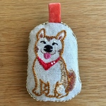 柴犬チャーム　スマイル