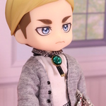 ループタイ・グリーン・まん丸　オビツ11　オビツろいど