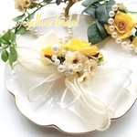 yellow bridal【黄色と白】