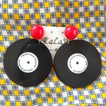 レトロ✳レコードピアス アンティーク