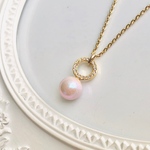 Swarovski ドリーミーローズ❤︎リングストーンネックレス