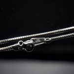 【シルバーチェーン】ベネチアン Φ1.0mm（長さ４０、４５、５０cm）