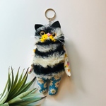 504❤️新入りふわもこ猫chanチャームストラップ