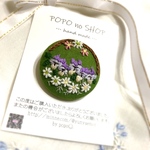 刺繍ブローチ.