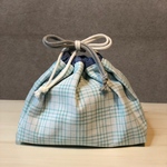 シンプルなお弁当袋 巾着袋
