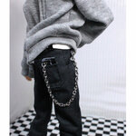 チェーンウォレット付きパンツ【六分の一男子図鑑】