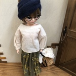リカちゃん服＊後ろボタンブラウスとミモザのスカート