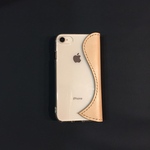 iPhone用 本革製手帳型ケース タイプG-5【受注製作】