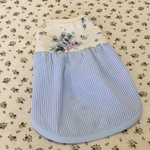 flower&stripeノースリーブワンピース  XS