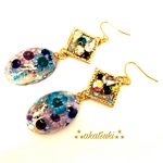ななさん専用ページ✨ブルーレジンのフックピアス💓