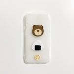 くま どうぶつ iPhoneケース りーくまちゃん