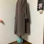 ハーフリネン　モカブラウン　春コーデ💕
