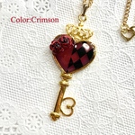 【Crimson】赤の女王のチェスネックレス