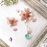 桜花の精霊  ピアス/イヤリング 【受注製作】