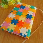 新書サイズブックカバー　パズル