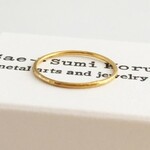K24 Pure Gold Ring◇純金の指輪/リング（0.9ｍｍ幅）