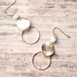 ♪メタルフープ・グリーンビーズ♪