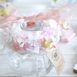 ふわふわ引き揃え糸の花冠　うさぎ花冠 　ＳＳ～Ｓサイズ　 ペット用