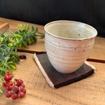 荒土粉引カップ