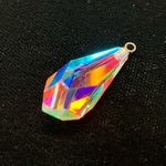 虹の結晶 ビビッドティアドロップ シングル ピアス/イヤリング VD-244