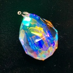 虹の結晶 ビビッドしずく型ラフカット（大） ペンダントトップ VD-246