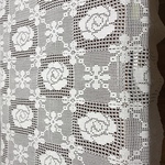 レース＊薔薇模様のテーブルクロス
