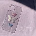 butterfly clear iPhone case《クリアケース》