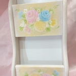トールペイント レターラック 薔薇