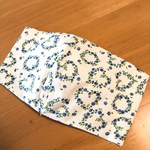 【大人女性用】♡花柄 立体型布製インナーマスク