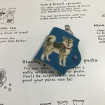 仮置きマスクケース　　　柴犬ちゃん（ブルー）