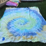 タイダイ染め　Beach mat