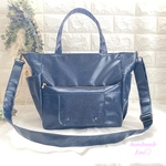 【omti様専用♡】☆再9販☆おしりふきケース付き2wayマザーズバッグ(デニム風）