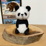 11.パンダさん　テディベア　ハンドメイド