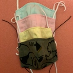 幼児、低学年女の子咳エチケットマスクセット