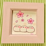 【ミニミニ原画】桜とへちょん君