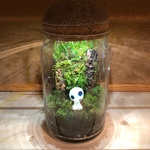 苔テラリウム ハンドメイド LEDライト付き！