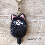 まん丸デブ猫ホルダー(黒猫)