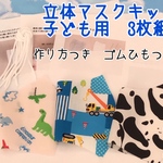 マスク作成キット　立体マスク3枚セットB