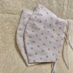 ☆立体ハンドメイドマスク2枚セット☆薔薇柄大きめルシアン