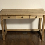 机　引出3個　ダークウォルナット W110cm D45cm H70cm