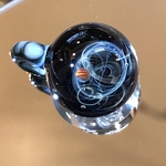 オパール　Mini 宇宙ガラスネックレス B 050420