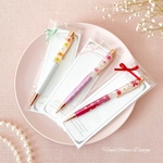 🌸薔薇色ハーバリウムボールペン🌸お得な3点セット🌸送料無料🌸おまかせタイプ