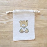 tulip bear 巾着ポーチ