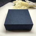 今だけ送料無料　30個セット　インディゴブルーのギフトボックス　角止め 66×66×24ミリ