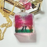 ペンダント　桜並木の秘密のおしゃべり