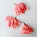 new!【4pcs baby pink color】ボリュームシフォンタッセル
