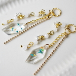 New！6個★レジンビーズのタッセル　