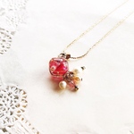 小粒花金魚の首飾り～桜～