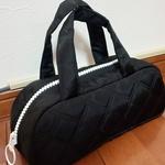 L  velily様オーダーナイロンキルトボストンバック SS 黒